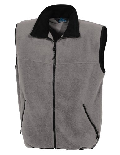 Image of AFC Men's Panda Fleece Jacket Vest a Zip up Coat in Small to Big & Tall Sizes
