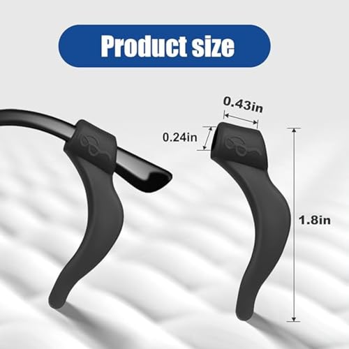 Image of TAZLYN specs for men stylish specs for women Eyeglasses Ear Grip- Soft Comfortable Anti-slip Holder silicon Ear Hook