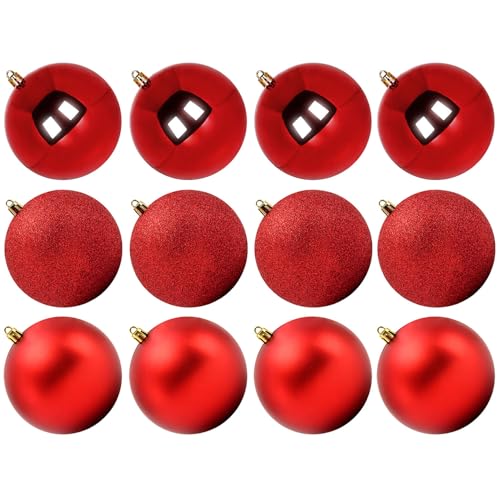 Benjia Weihnachtskugeln Groß Aussen, Dekokugel Wetterfeste Riesen...