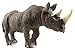 WQQLQX Statue Rhino Statue Tier Skulptur Familie Garten Hof Tier Dekoration Zubehör Kinder Spielzeug Figuren Geschenke 30 x 7 x 13 cm Skulpturen