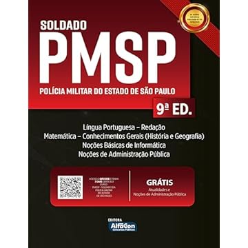 Capa do livro PMSP - Soldado da Polícia Militar do Estado de São Paulo
