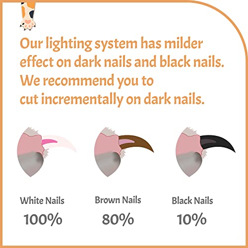Pawsibility - Reinvented Pet Nail Clippers For Your Pal - Ultra Bright Led Light For Bloodline | Razor Sharp And Durable Blade | Vets Recommended Trimming Tool For Dogs And Cats - Pink #TOP3