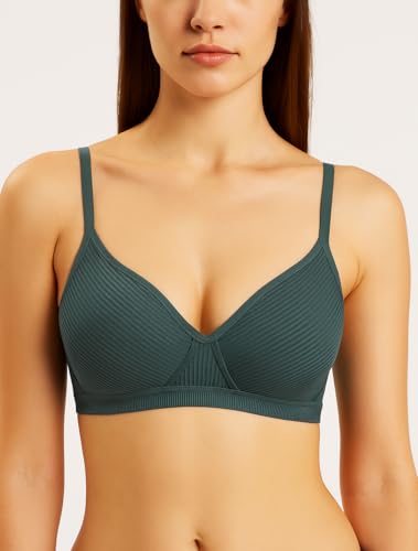 Women Bras 6 Pack of No Wire Free Bra B Cup C Cup3