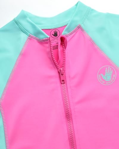 Body Glove Kids Swimsuits - UPF 50+ Short Sleeve One Piece Rashguard Bathing Suit for Girls and Boys (Sizes: 2T-12)3