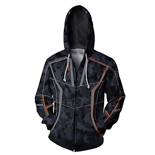Image of 3D Captain Fashion Cosplay Hoodie Jacket