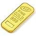 ZHOU LIU FU 24K Solid Gold Jewelry Gifts - Real Gold Charm Ingot Pendant, Fine Jewelry for Women & Men