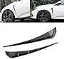 Xotic Tech Type-R Style Side Fender Vent Cover Trim, Glossy Black, Compatible with Honda Civic 10th Gen 2016-2021