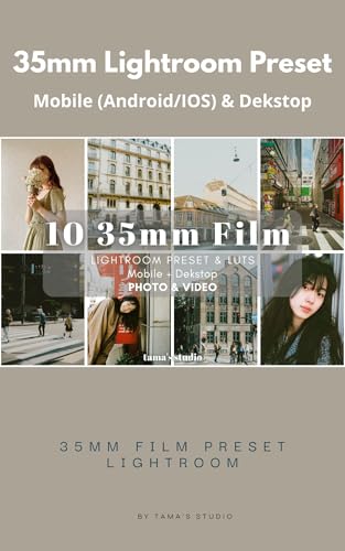 35mm Film Lightroom Preset and LUTs Video Filter Mobile (IOS/Android)