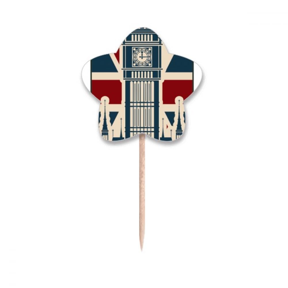 Cure-dents drapeau Union Jack pour éviter les buffets ternes lors d'une fête