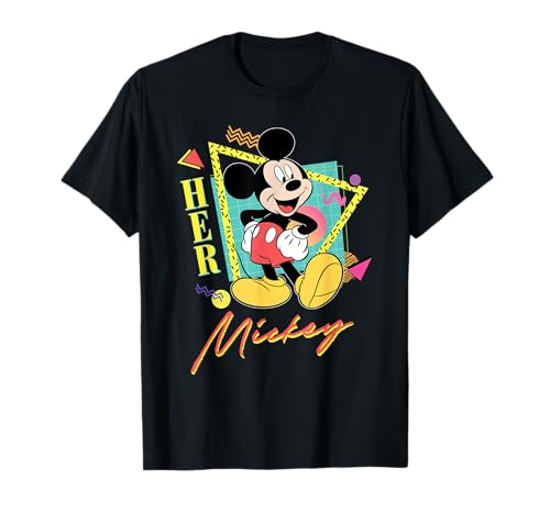 Disney Mickey Mouse Retro ’90s Couples Matching Her Mickey T-Shirt