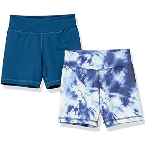 Amazon Essentials Pantalón Corto Deportivo Elástico Niña, Pack de 2 Cover