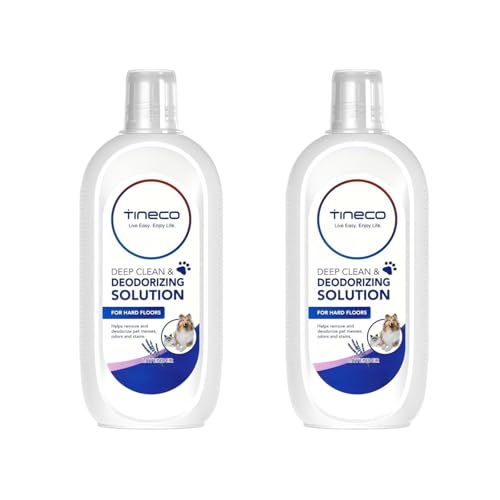 ラベンダーの香りの500ml - 16.9液量オンスの床洗浄液、複数の硬質床をディープクリーン、【互換品 ティネコ IFLOORシリーズ、FLOOR ONE S3 / S5 / S6 / S7シリーズ】ウェット&ドライ掃除機マルチ表面洗浄液(2pcs)