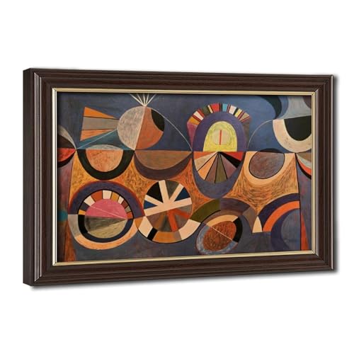 Affiche moderne du milieu du siècle par S. Neil Fujita - Impression sur toile contemporaine 50cm