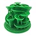 ZIRO PLA Filament 1.75mm, Pure Color 3D Printer Filament, PLA PRO Basic Color Series, 1.75MM 1KG Spool, Dimensional Accuracy +/- 0.03mm, Green