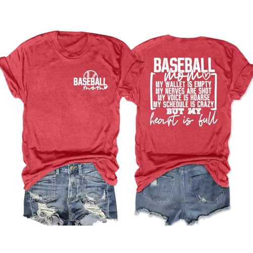 Baseball Mom Shirts Women in My Mom Era T Shirt