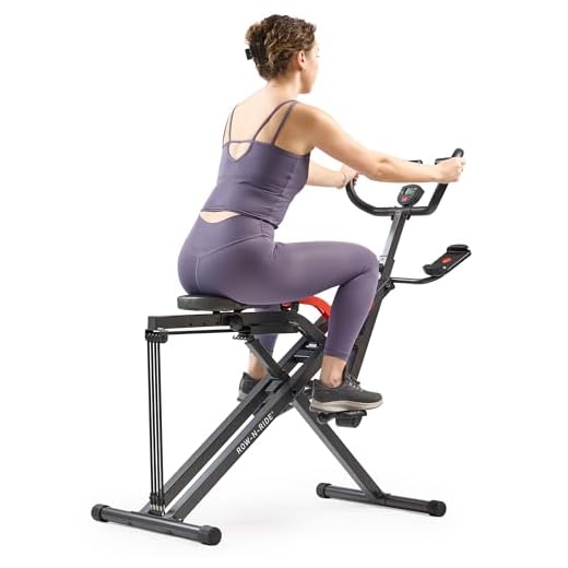 Sunny Health & Fitness Row-N-Ride™ Plus Assisted Squat Machine – NO. 077PLUS