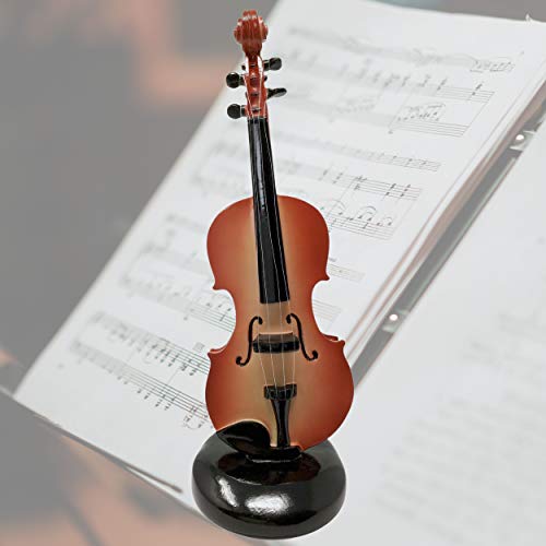 Estatua de Violín con Base Redonda Negra 19 cm miniatura 5