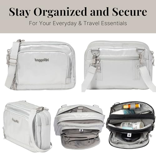 Image of Baggallini Triple Zip with Front Wallet /Trifecta RFID Wallet Crossbody