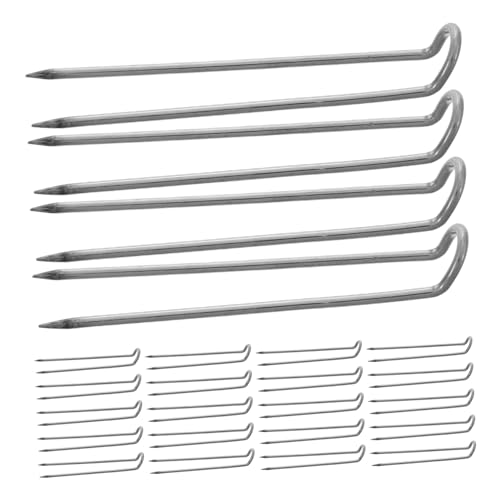 TEHAUX 100Pcs U Shaped Fork Pins for Sewing and Quilting Crafts Double Blocking Pins for Jewelry Display and Home Decor Needlecrafts