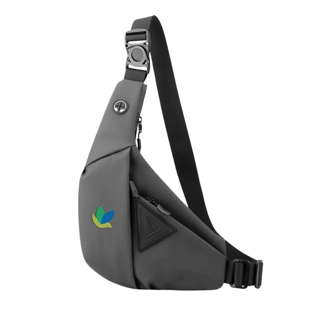Waterproof Unisex Crossbody Waist Bag Fanny Pack for Men Women Half Moon Boomerang Style Sling Bags Side Shoulder Chest Bag Anti-Theft Money Mobile Phone Pouch for Travel Hiking Sports Outdoor-image-13