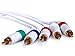 Monoprice 6-Feet Audio Video ED Component Cable for Wii and Wii U - White (105689)