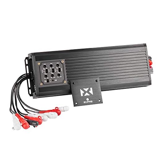 NVX MVPA6 900W Total RMS 6-Channel Bridgeable Marine-V Series Micro Class D Compact Marine/Powersports/Car Amplifier | IPX67 Waterproof Rating