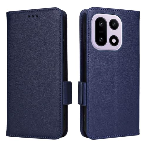 Coque Xiaomi Redmi Note 14 5G étui portefeuille rabat bleu clair - 4