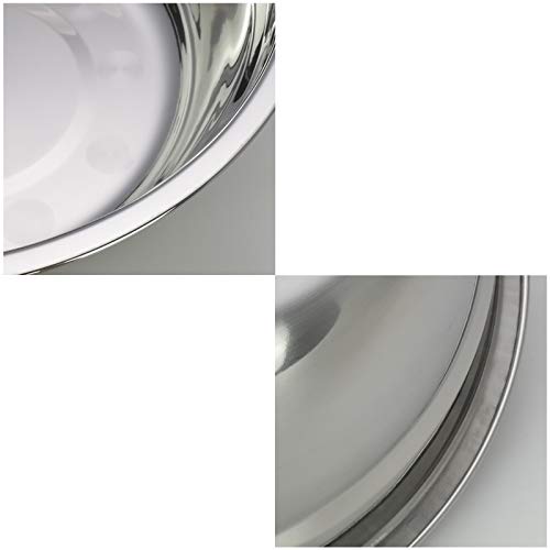 Set de 4 tazones de acero inoxidable 9.45" miniatura 3