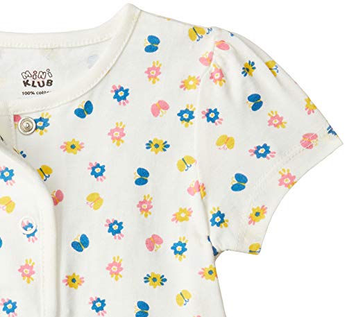 Image of miniklub Infant Girls Pack of 3 Pure Cotton Jhabla