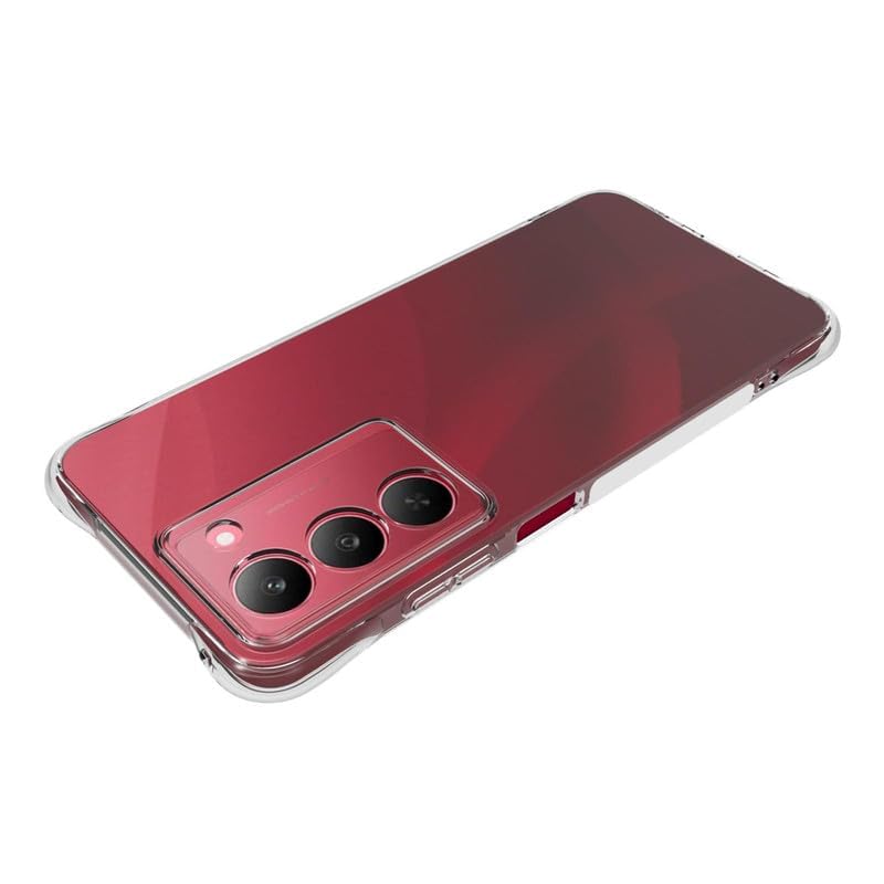 Image of Gorilion Back Case Cover for [ Realme C73 5G / C75 5G ] (Side /Corner Bumper | Soft TPU) - Transparent