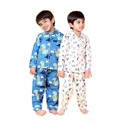 Image of Jam & Sugar Boys Cotton Printed Night Suit Set