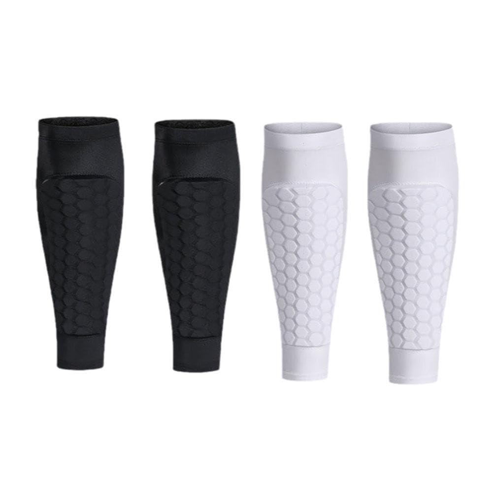 Protège-Tibias Football 1 Paire – Nid D'Abeille Anti-Choc, Respirants & Antidérapants Pour Hommes, Femmes, Ados