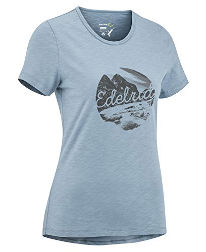 Preisvergleich Produktbild EDELRID Damen Highball T-Shirt, Stone Blue, XXS