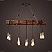 Produktbild BJVB Drei Vintage Industrie Holz Anhänger Lampe Schlafzimmer Wohnzimmer Kronleuchter