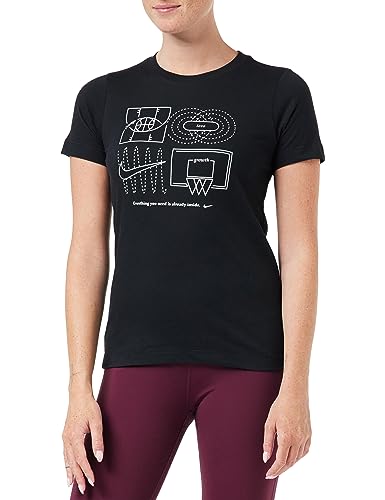 Nike K NK DF tee Culture of BBALL T-Shirt, Black, 140-152 Unisex