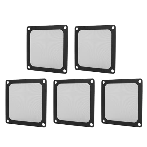 Jectse 5PCS PC Case Dust Mesh Filter, 80x80mm / 3.1x3.1'' Nylon Dustproof Dust Filter Cover, Magnetic Frame Computer Cooler Fan Dust Mesh Grill Black, Supports 80mm Ventilation Holes - Image 8