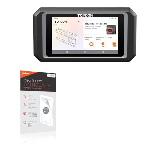 BoxWave Screen Protector Compatible With Topdon TC003 - ClearTouch Anti-Glare (2-Pack), Anti-Fingerprint Matte Film Skin
