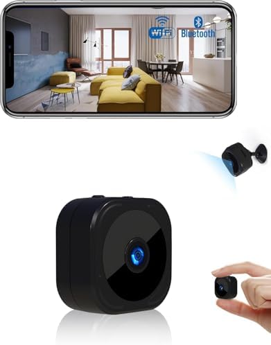 Para coche 3 AOBOCAM Camara Espia,1080P Bluetooth Mini WiFi (2.4GHz) Cámara pa...