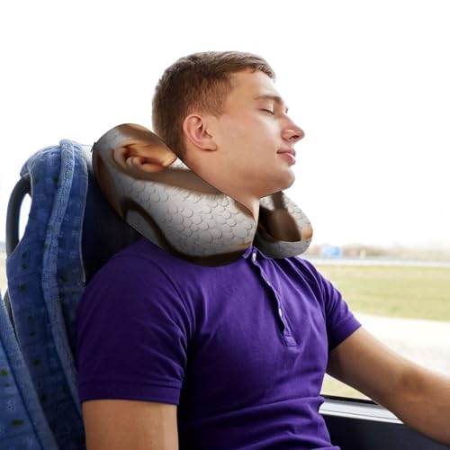 Almohada de viaje espuma viscoelástica tamaño único miniatura 7