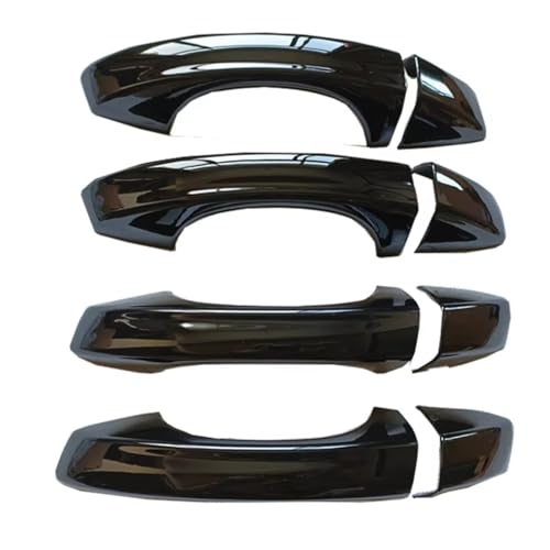 Cache de poignée de porte pour Skoda Fabia 3 finition noir brillant luxe