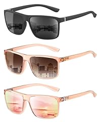 (3 Pack) Black/Gradient Brown/Pink