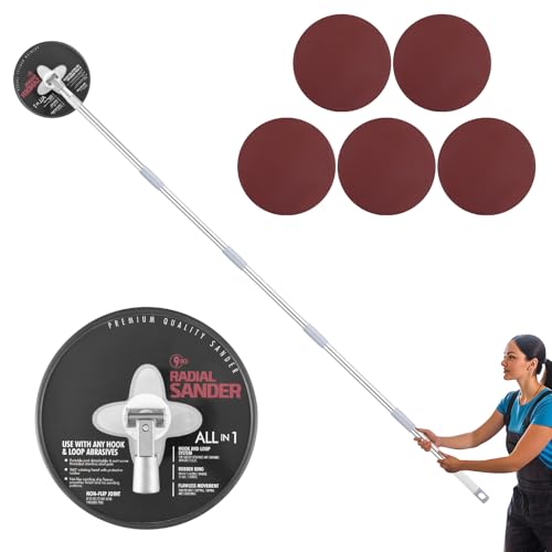 Manual Pole Sander for Drywall with Sanding Sheets