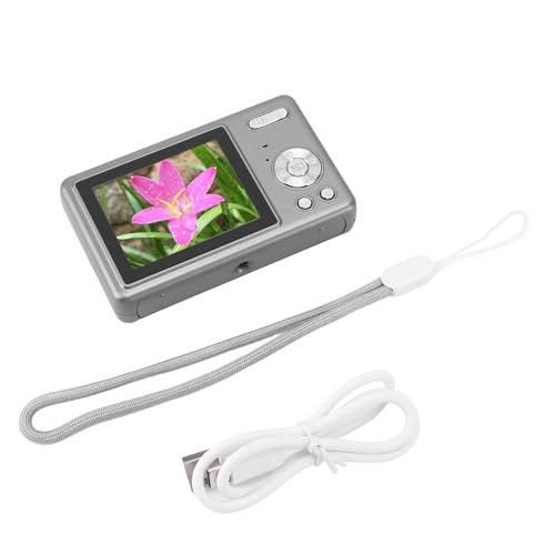 Appareil photo numérique 1080p gris pour étudiant avec zoom 16x
