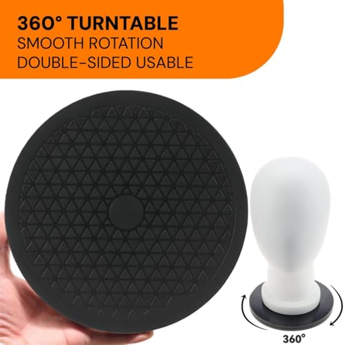 Drehbar Plattform,360 Grad Drehplattform,Drehscheibe Drehbarer Universal,Drehplatte mit Stahlkugellagern Drehplatte Mehrzweck für Laptops Monitor TV Lautsprecher Handwerk Pflanzen Küche (1PC 25cm)