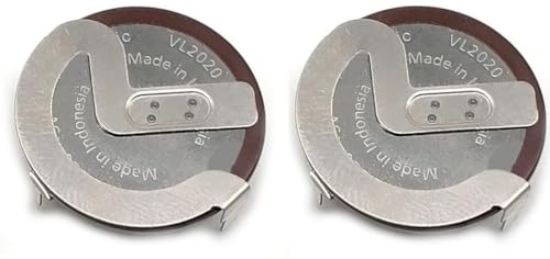 TEKLIGHT SPEDIZIONE CORRIERE 24/48h 2 Pezzi Batteria VL2020 3V 90° Riparazione Chiave compatibile per BMW Serie 1 3 5 6 7 M3 M5 X3 X5 E46 E90 E91 E92 E93 MINI R50 R52