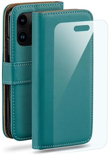 Protection iPhone 16 Pro moex étui cuir synthétique avec fente carte bleu