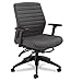 Global 28523SO47 Aspen Series Mid-Back Multi-Tilt Chair, Onyx Vinyl