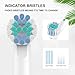 Toothbrush Heads for Oral B, 8 Pack Professional Electric Toothbrush Replacement Heads Medium Soft Dupont Bristles Replacement Toothbrush Heads Precision Clean Brush Heads Refills