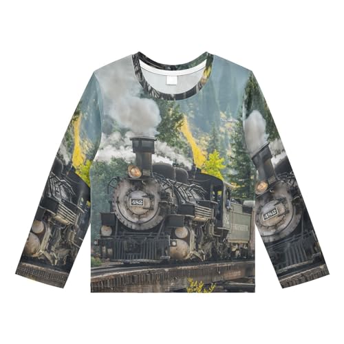 Image of Aflyko Boys' Rash Guard Shirts Xmas UPF 50+ Sun Protection Swim Shirt
