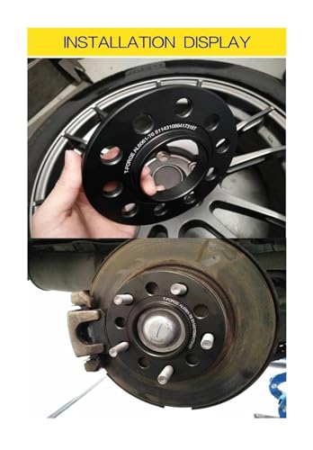 Entretoise de roue 5mm en alliage pour BMW E46 E90 Z4 finition noire - 6
